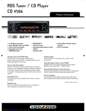 VDO CD 4506 - Manual