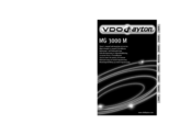 Vdo MG 3000 M Owner's Manual