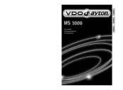 VDO MS 3000 User Manual