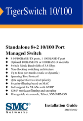 SMC Networks TigerSwitch SMC6709L2 Installation Manual