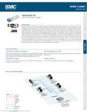 SMC Networks WUSBS-N2 FICHE Manual
