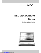 NEC VERSA N1200 Series User Manual