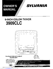 Sylvania 3909CLC Owner's Manual