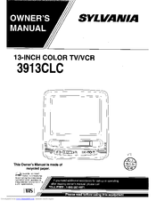 Sylvania 3913CLC Owner's Manual