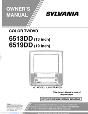 Sylvania 6513DD, 6519DD Owner's Manual