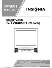 Insignia IS-TV040921 Owner's Manual