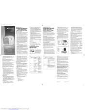 Bionaire BCM1745 Instruction Leaflet
