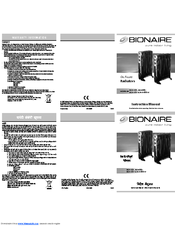 BIONAIRE BOH1501W Instruction Manual