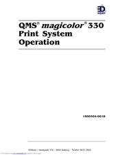Qms MAGICOLOR 330 Operations