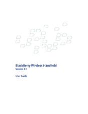 BLACKBERRY 8707 - VERSION 4.1 User Manual
