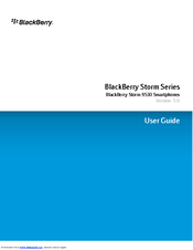 BLACKBERRY Storm 9530 User Manual