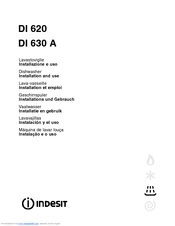 INDESIT DI 620 A Instructions For Installation And Use Manual