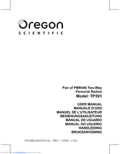 Oregon Scientific TP391 User Manual