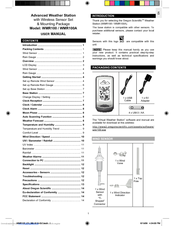 Oregon Scientific WMR100A User Manual