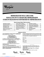 WHIRLPOOL 2314473 Refrigerator Use & Care Manual