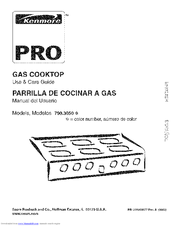 Kenmore 3101 - Pro 36 in Gas Drop Use And Care Manual