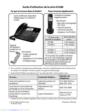 Uniden D32808-7 Manual D'utilisation