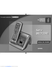 Uniden DECT2080-3 - DECT Cordless Phone Manual Del Usuario
