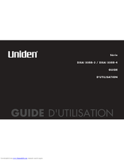 Uniden DXAI5588-3 Series Guide Utilisateur