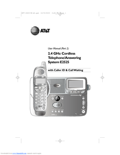 AT&T E2525 User Manual