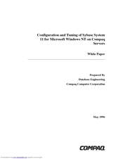 Compaq 117755-003 - ProSignia - 740 Configuration Manual