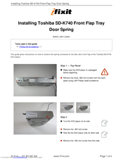 Toshiba SD-K740 Repair Manual