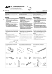 JVC KD-ADV7490 Installation & Connection Manual