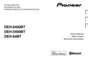 Pioneer DEH-64BT Owner's Manual
