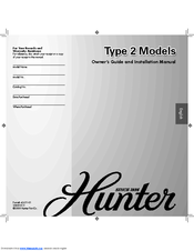 Hunter 20436 Owner's Manual And Installation Manual