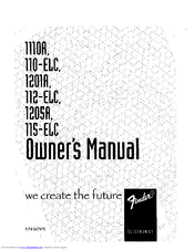 Fender 110-ELC Owner's Manual