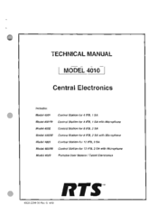 RTS 4002 Technical Manual