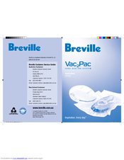 BREVILLE BVP500 Instructions Manual