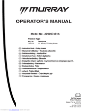 MURRAY 309007x51A Operator's Manual