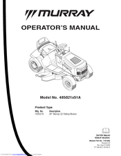 Murray 405028X51 Operator's Manual