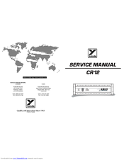 YORKVILLE CR12 Service Manual
