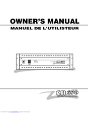 YORKVILLE CR670 Owner's Manual