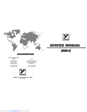 YORKVILLE MM-6 Service Manual