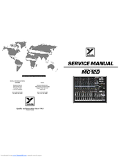 YORKVILLE YS1080 Service Manual