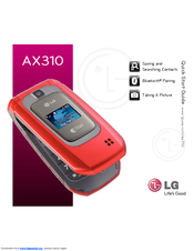 LG AX310 Red Quick Start Manual