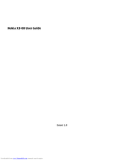 Nokia X3 User Manual