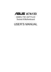 Asus A7A133 User Manual