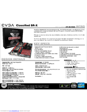 EVGA Classified SR-X Specifications