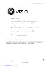 Vizio VMT37-60S User Manual