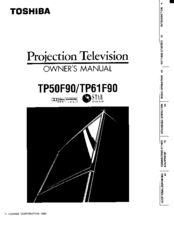 Toshiba TP61F90 Owner's Manual