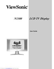 Viewsonic N1300 User Manual