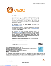 Vizio VOJ320F User Manual