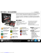 EVGA X58 Classified3 Specifications