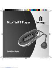Iomega 33307 - Mixx 256 MB MP3 Player Quick Start Manual