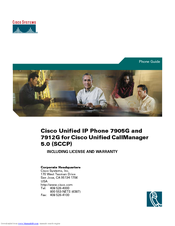 Cisco CP-7912G-CH1 Phone Manual