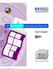 HP SureStore DLT 70e User Manual